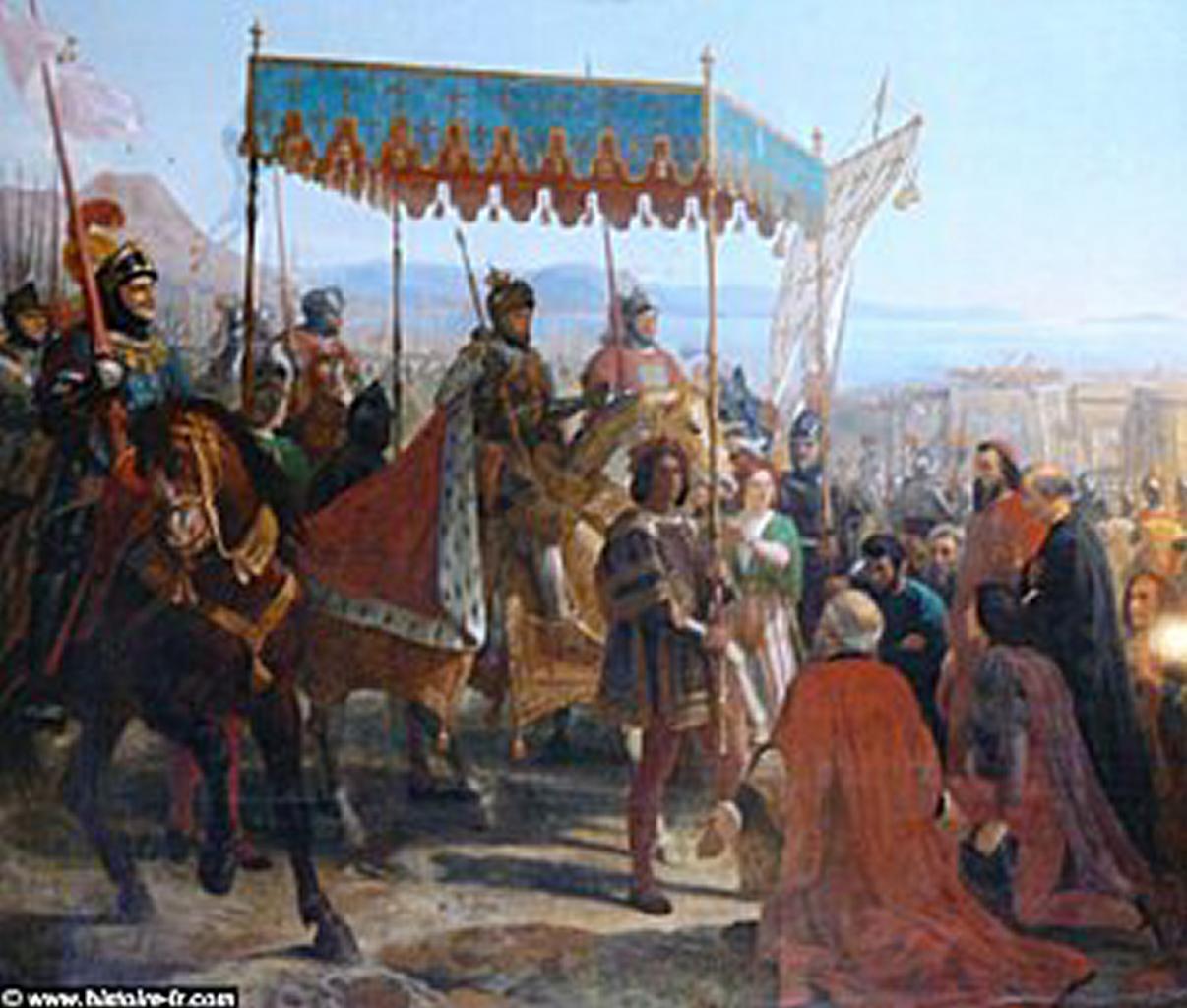 Entree de Charles VIII à Naples