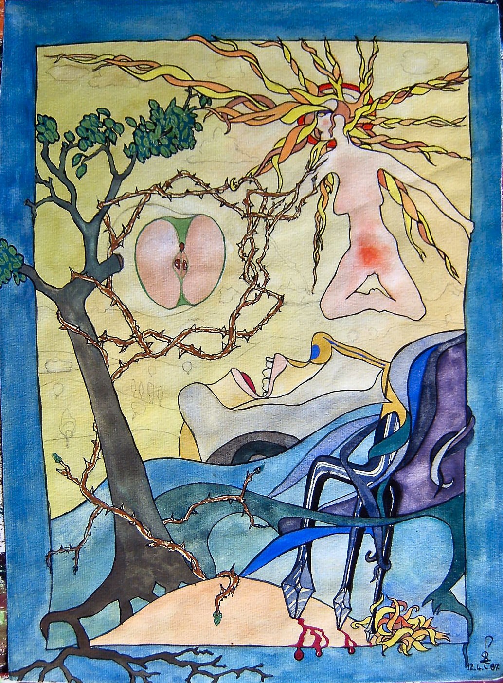 Etude pour adam et eve