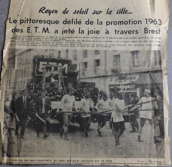 Baptême des bleus à l'ETM traditions et anecdotes mémorables