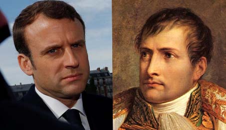Ressemblance de Macron et Napoléon, visage, caractère...